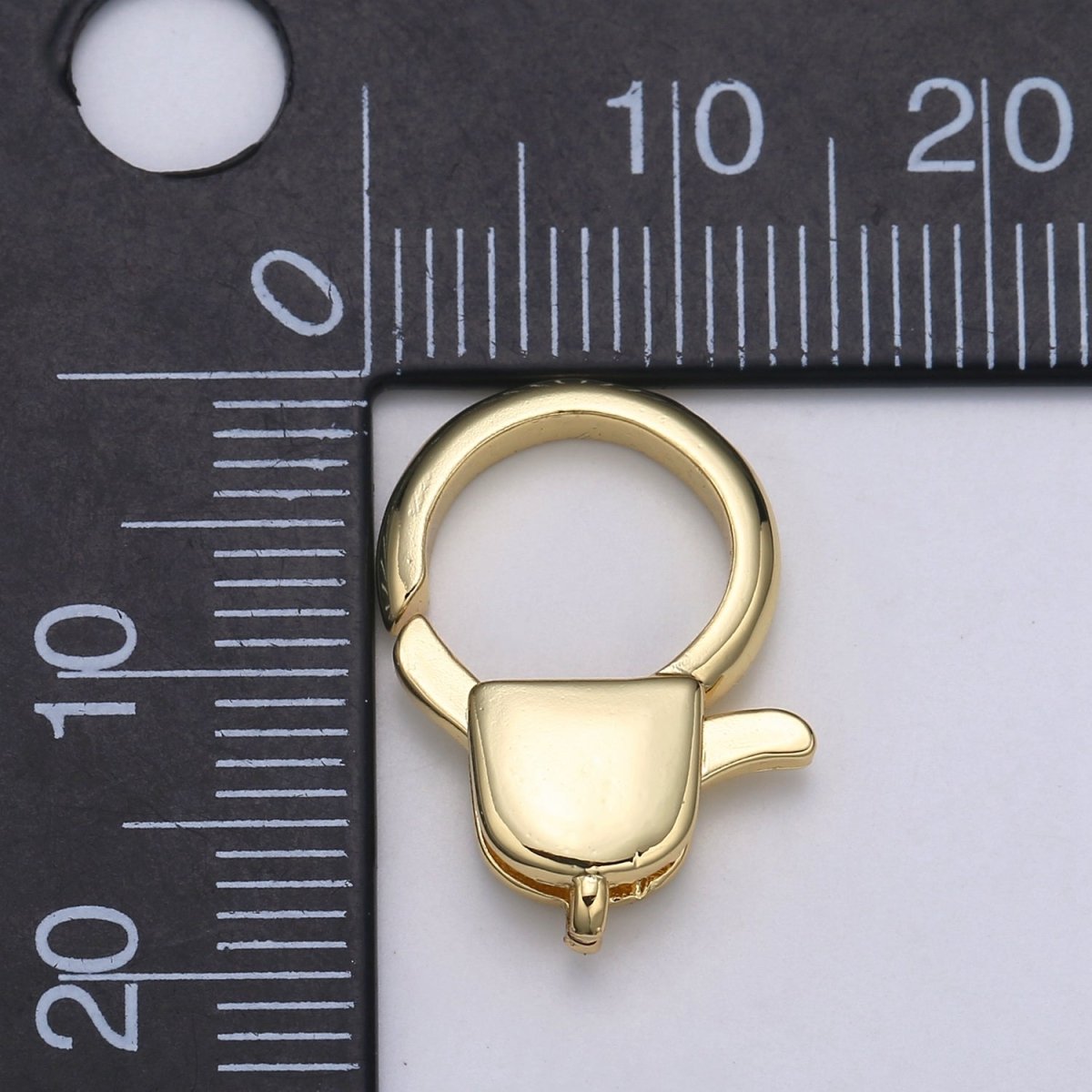 Wholesale Lobster Clasp 24k Gold Circle Head Lobster Claw for Jewelry Makin Gold & Silver |  L-175 & K-140
