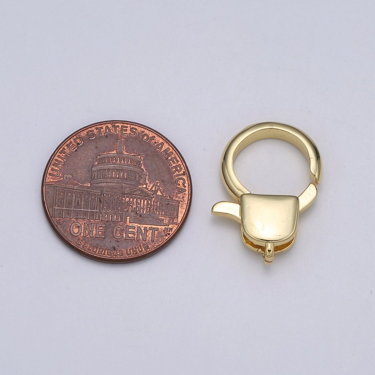 Wholesale Lobster Clasp 24k Gold Circle Head Lobster Claw for Jewelry Makin Gold & Silver |  L-175 & K-140