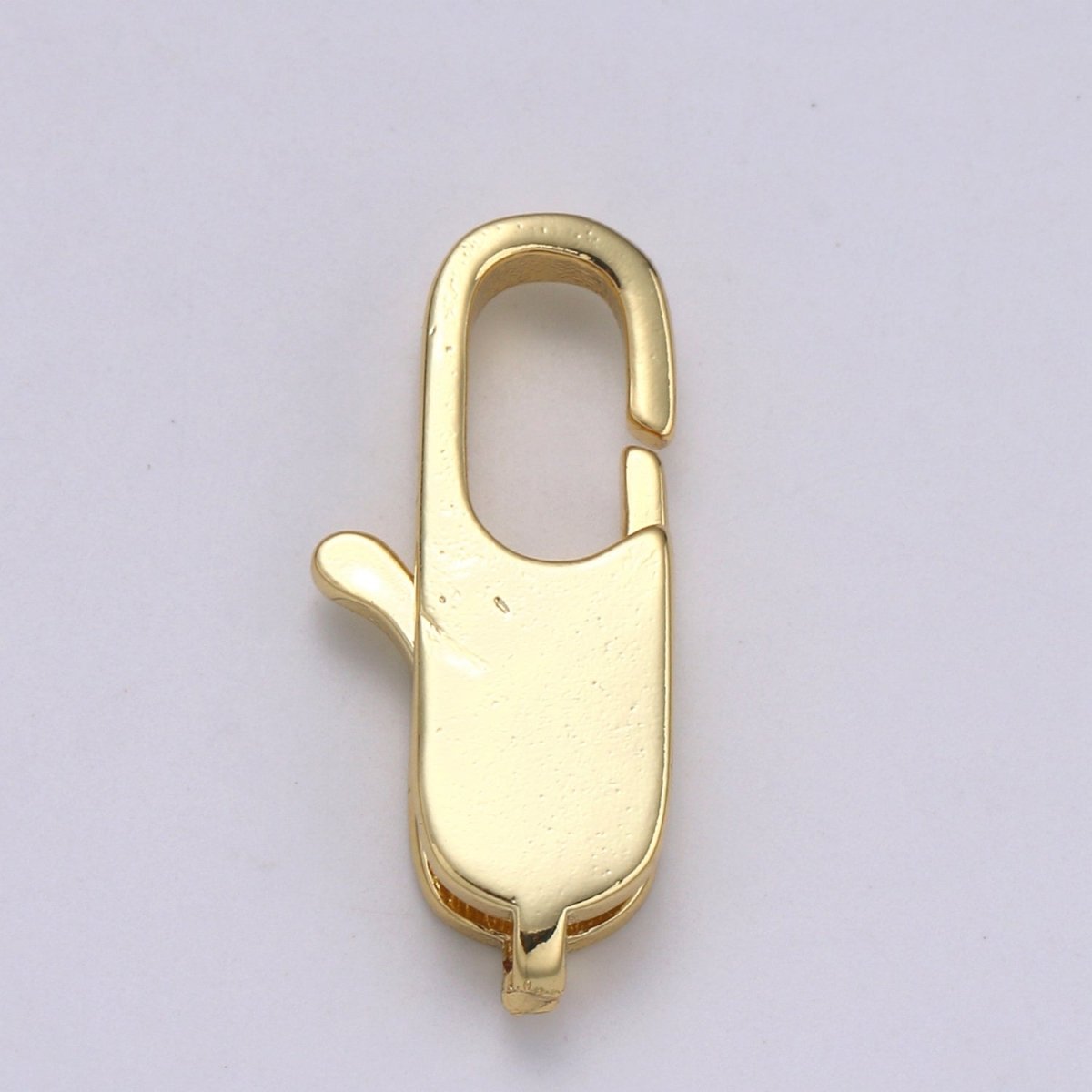 Wholesale Lobster Clasp 24k Gold , Rectangle Lobster Clasp for Jewelry Making, Size Option 20.3MMX8.8MM L-177