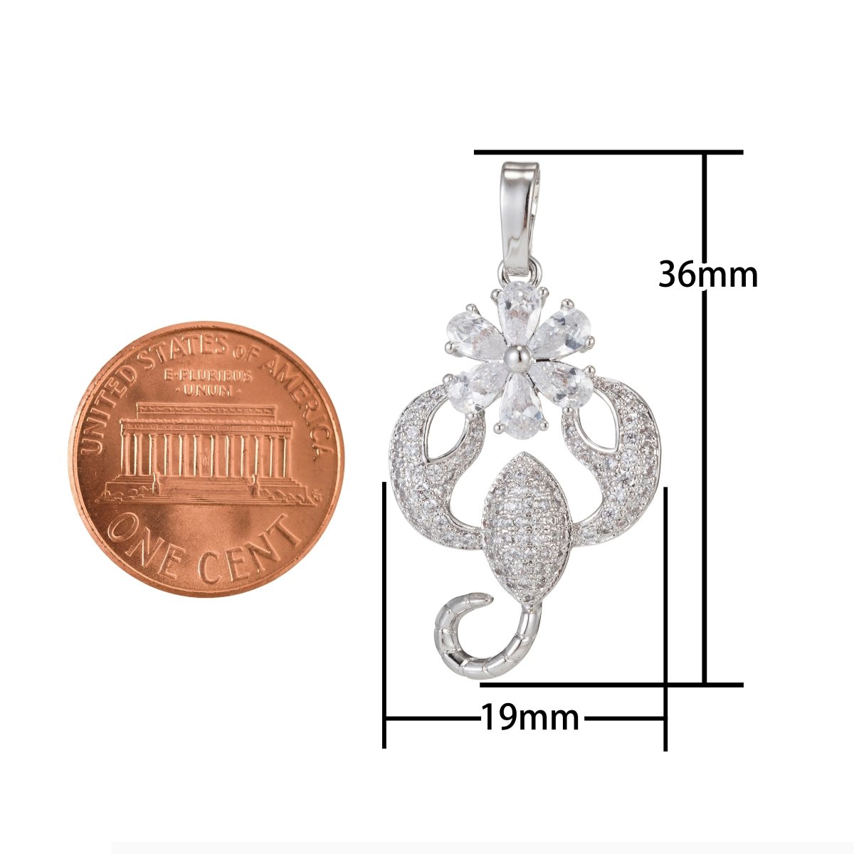 Zodiac Sign Aries Taurus Gemini Cancer Leo Virgo Libra Scorpio Sagittarius Capricorn Aquarius Pisces Gold Filled Silver Cubic Zircon Crystal Pendants I-551~I-562