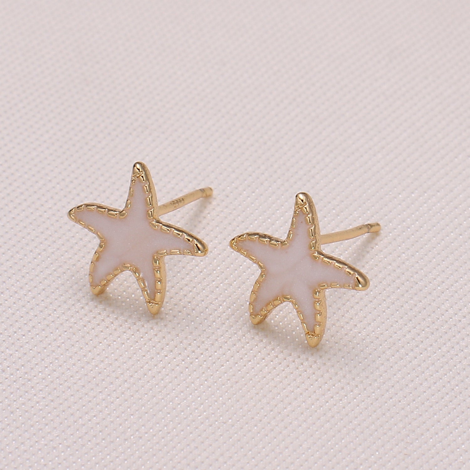 Dainty Gold Plated Color Selection Unique Star Studs Earring Tiny Stars Earring Jewelry - DLUXCA