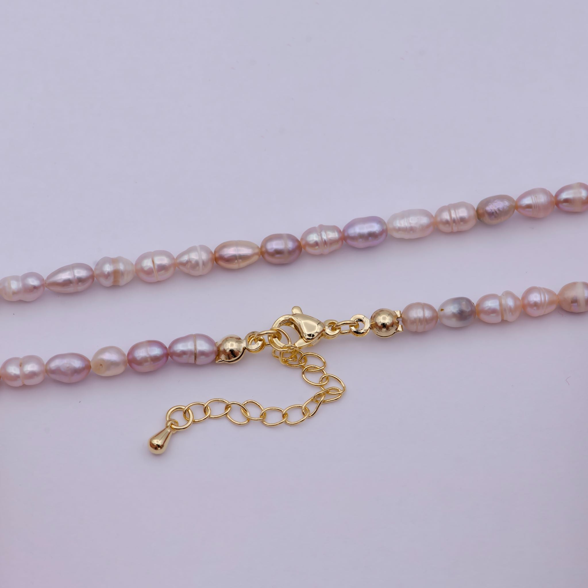 Wedding Blush Pink Pearls Necklace Jewelry, Pink Pearl Jewelry Bridesmaid Gift, Bridal Set Wholesale Fashion Jewelry WA-667 - DLUXCA