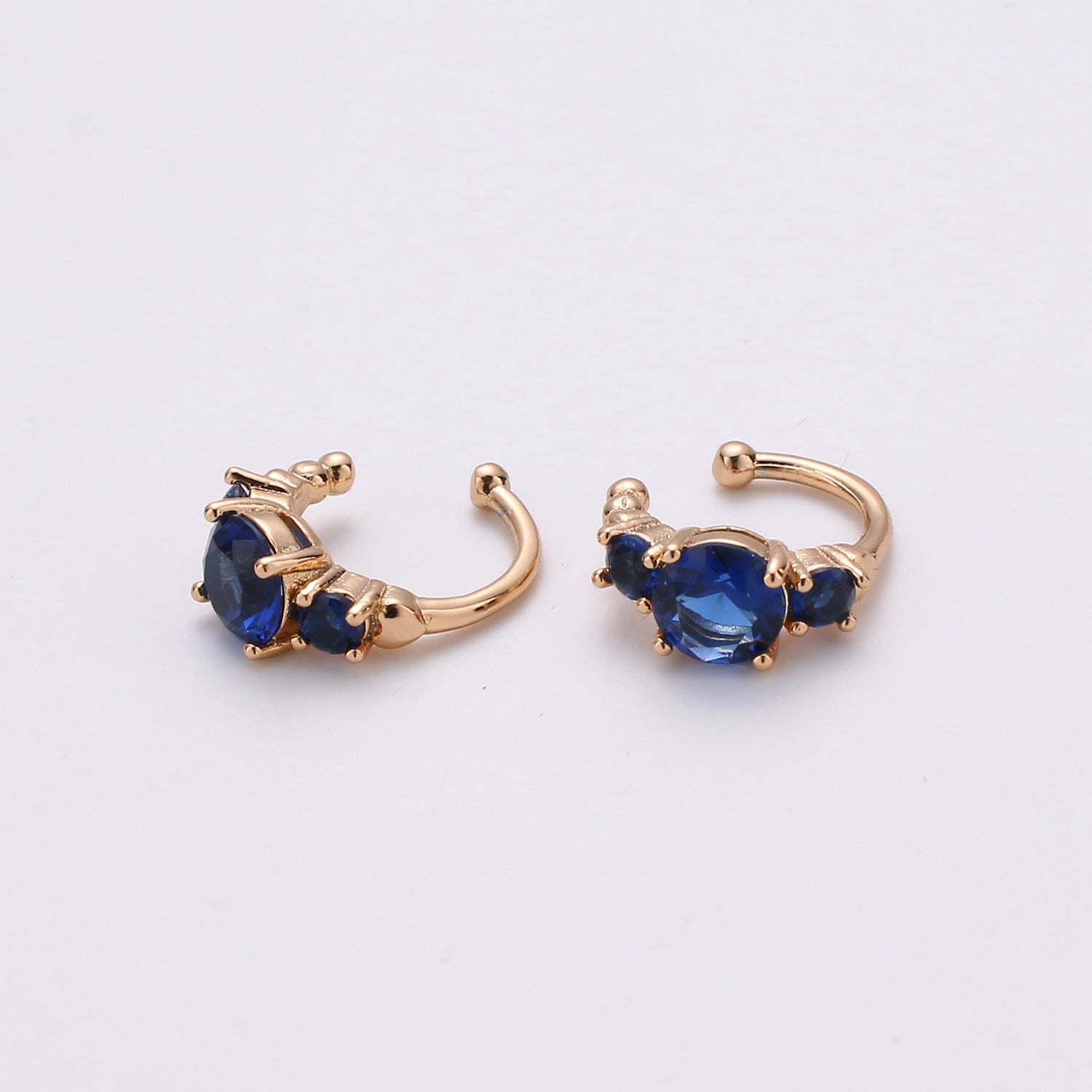 Gold Filled Stone Earcuffs - G109-111 - DLUXCA