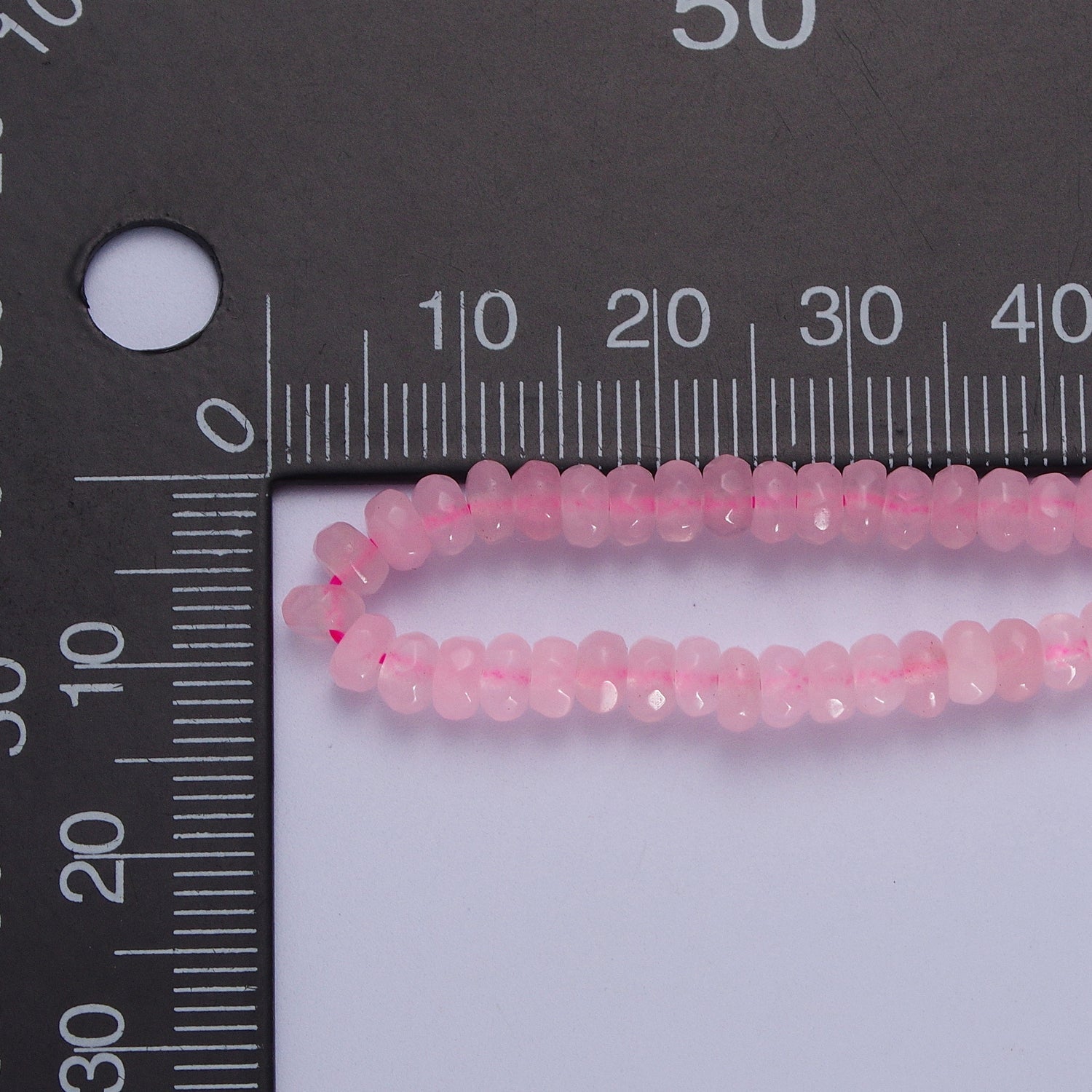 16 Inch Rhondelle 5mm Glass Beads Handmade Necklaces | WA-1438 ~ WA-1443, WA-1480 ~ WA-1485 - DLUXCA