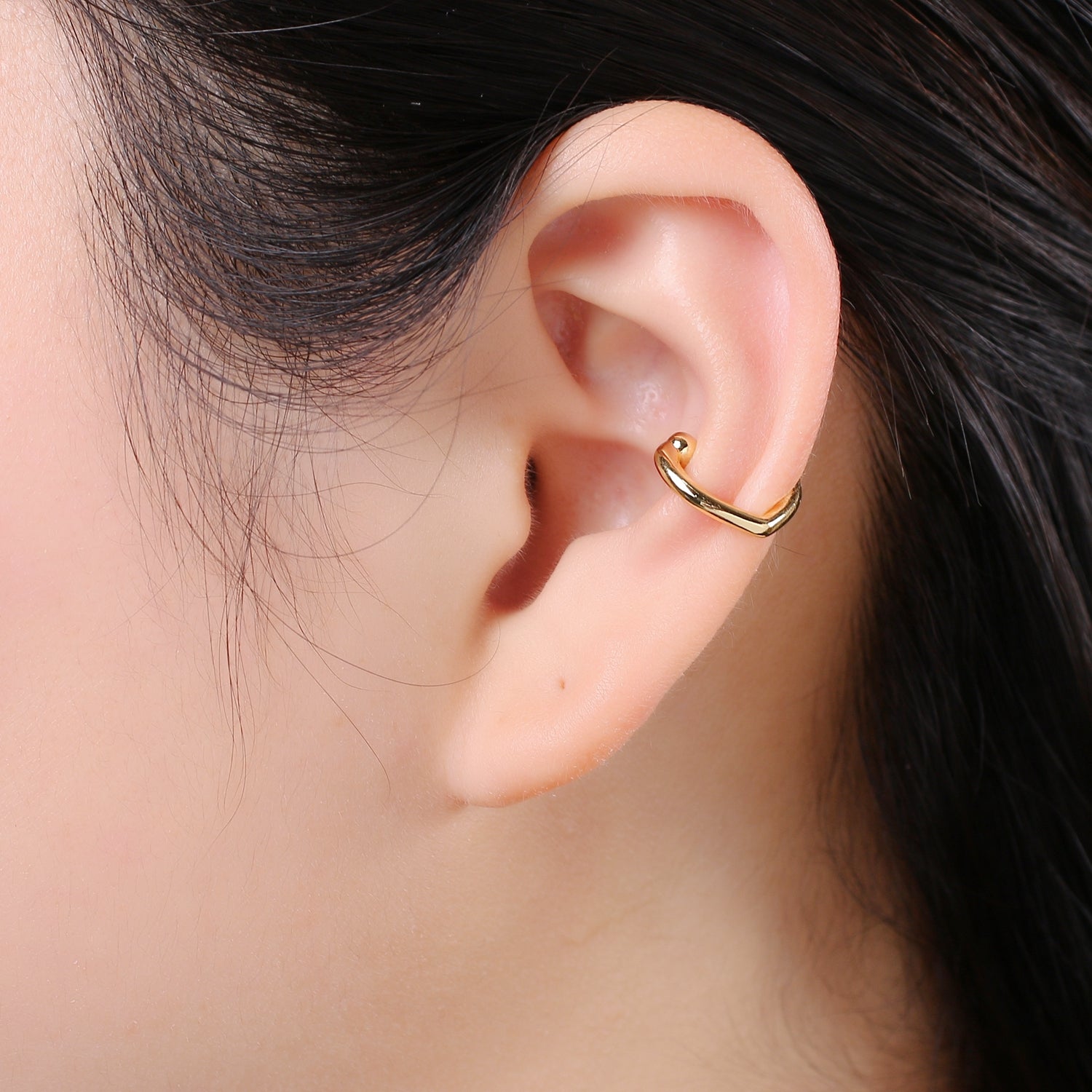 Dainty Gold Filled Simple Earcuffs - G152 - DLUXCA