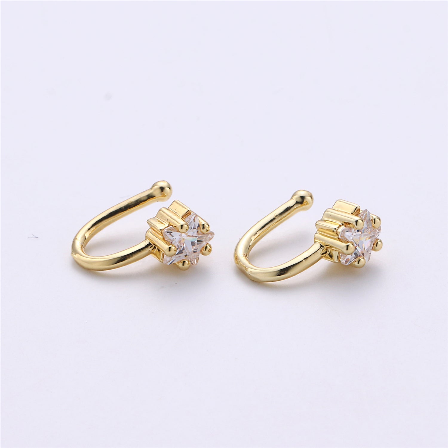 Flower Gold Filled Earcuffs - K220 - DLUXCA