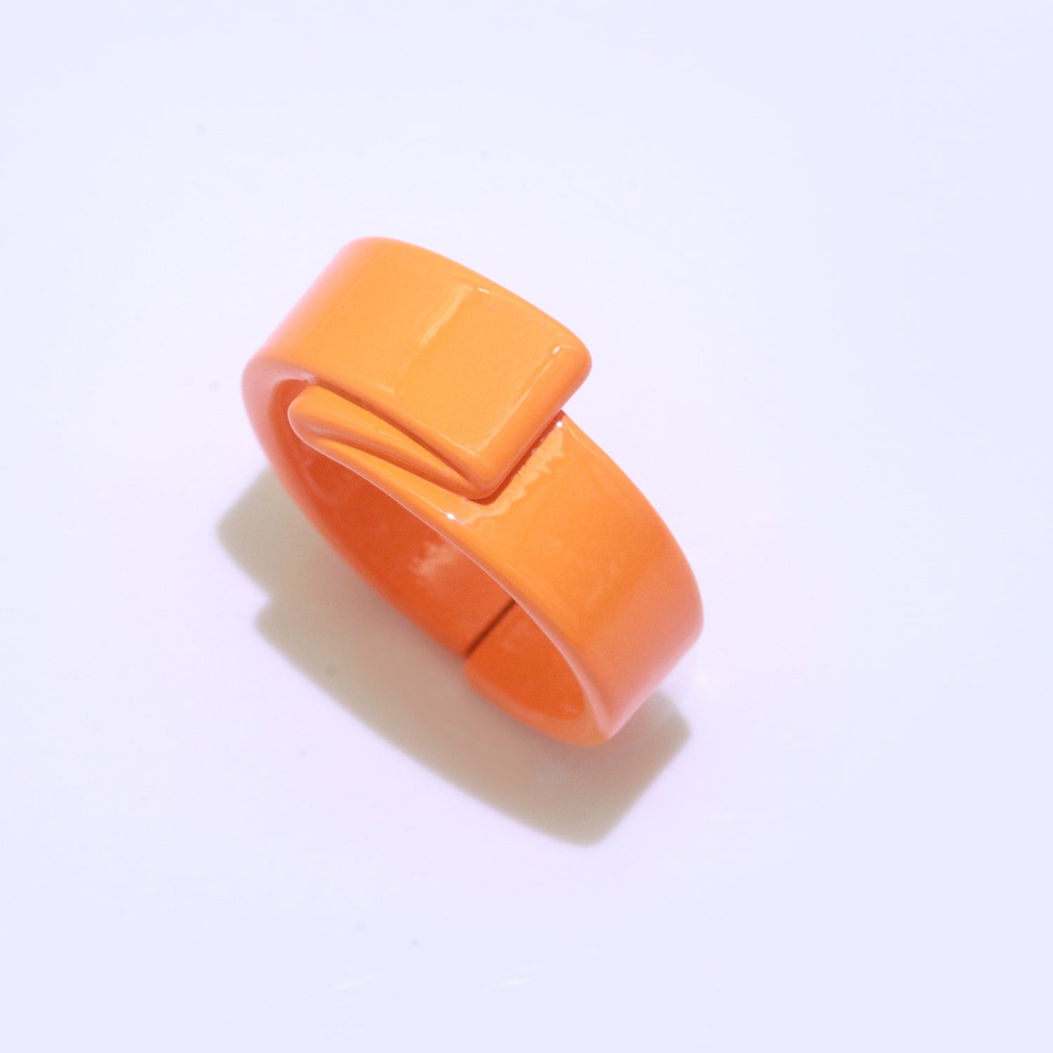 Colorful Neon Twisted ring, Y2K Trendy ring, Chunky enamel ring, Fun Summer ring +-102Candy color ring, Gift for her---1 - DLUXCA