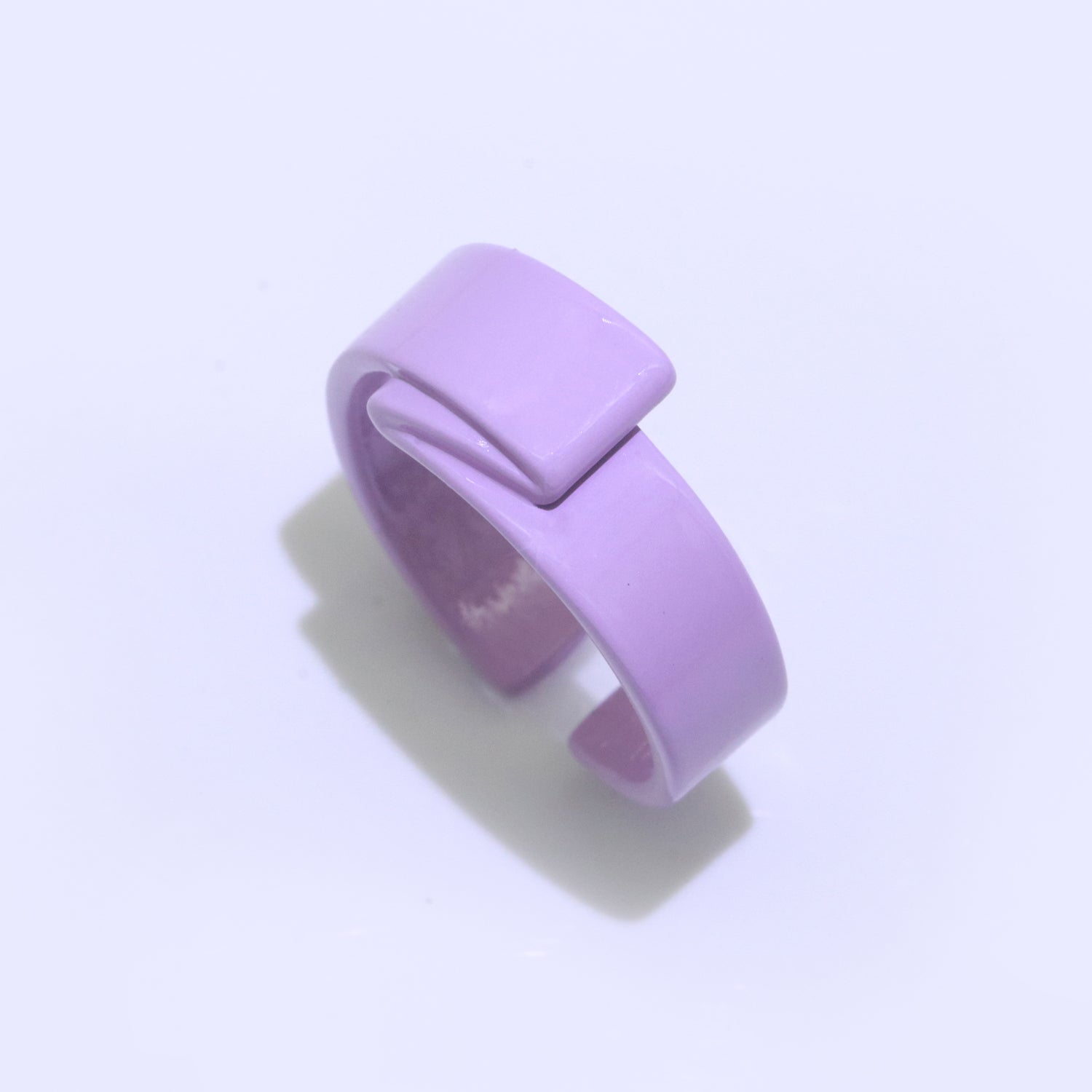 Colorful Neon Twisted ring, Y2K Trendy ring, Chunky enamel ring, Fun Summer ring +-102Candy color ring, Gift for her---1 - DLUXCA