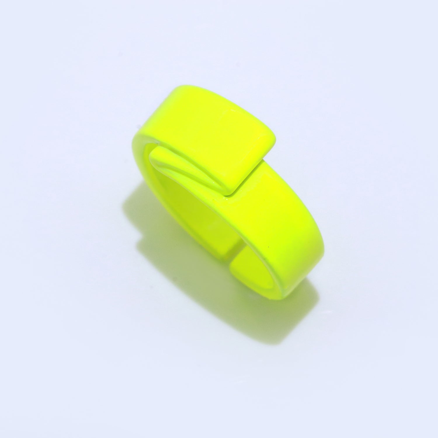 Colorful Neon Twisted ring, Y2K Trendy ring, Chunky enamel ring, Fun Summer ring +-102Candy color ring, Gift for her---1 - DLUXCA