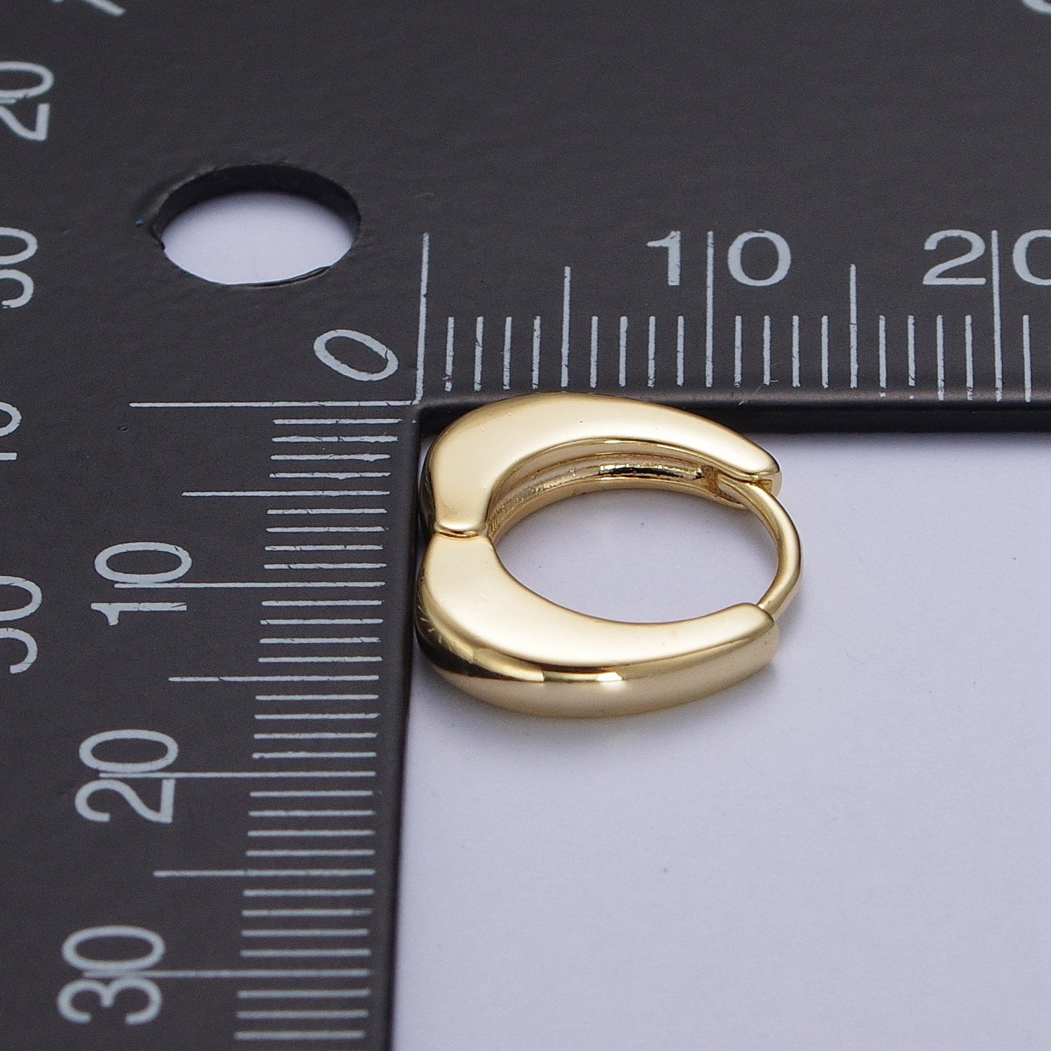 Minimalist Huggie Earring Gold Hoop Earring Modern Jewelry Y-048 - DLUXCA