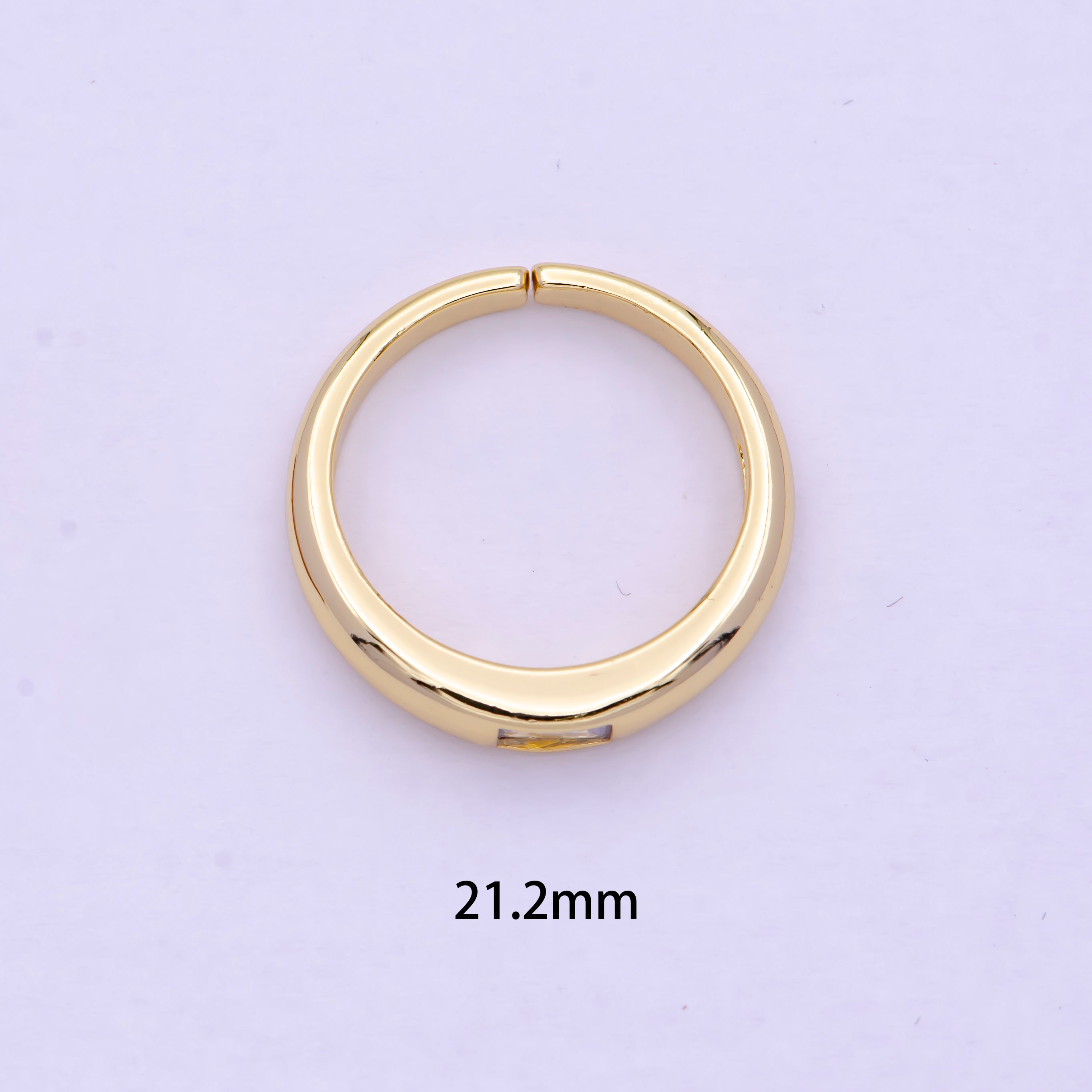 Simple Gold Filled Ring Minimalist Wedding Ring X-618 - DLUXCA