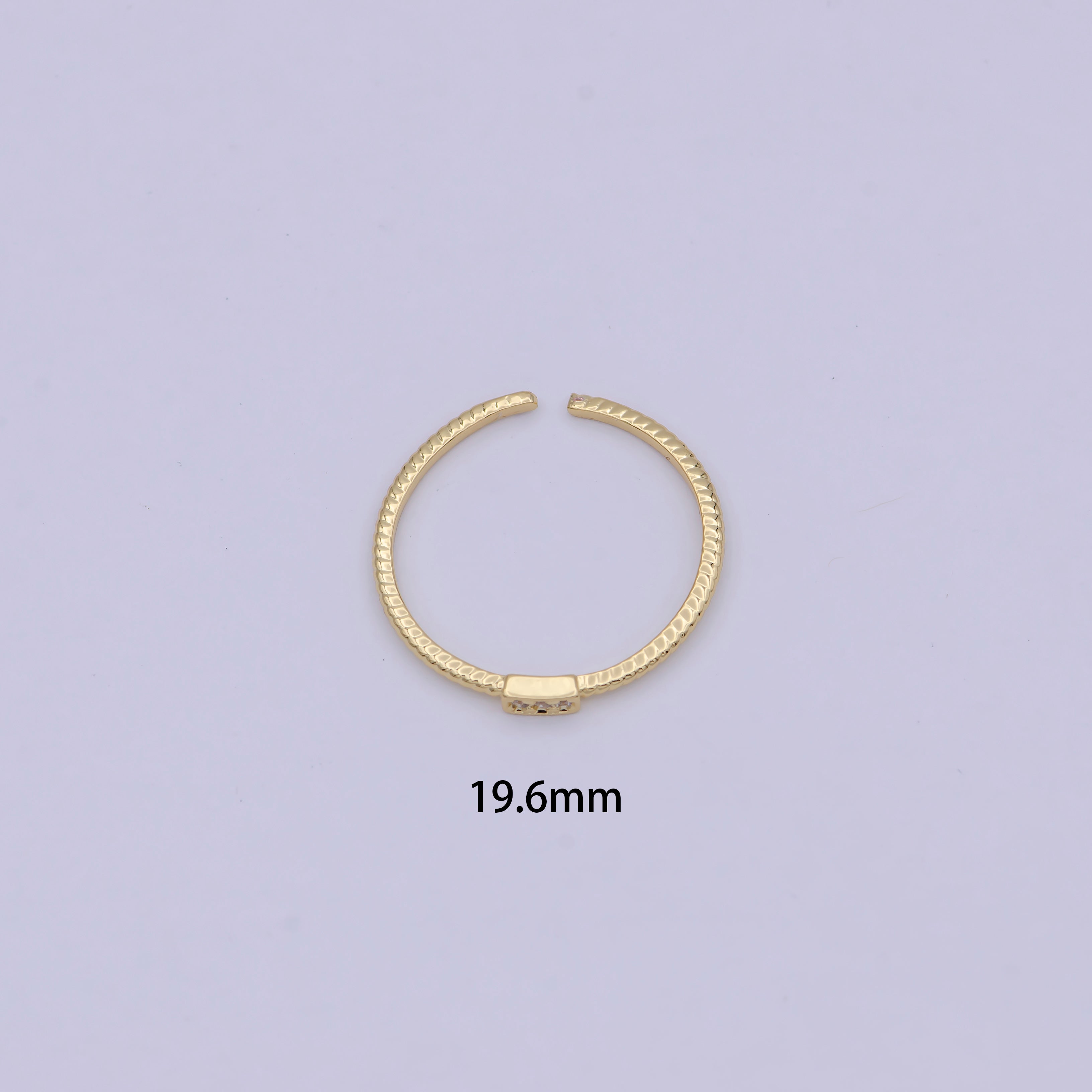 14k Gold Filled Twisted Ring- Gold Filled Stacking Ring, Minimalist Ring Band, Midi ring, Everyday Jewelry, Thin Twist Wedding Band u-478 - DLUXCA