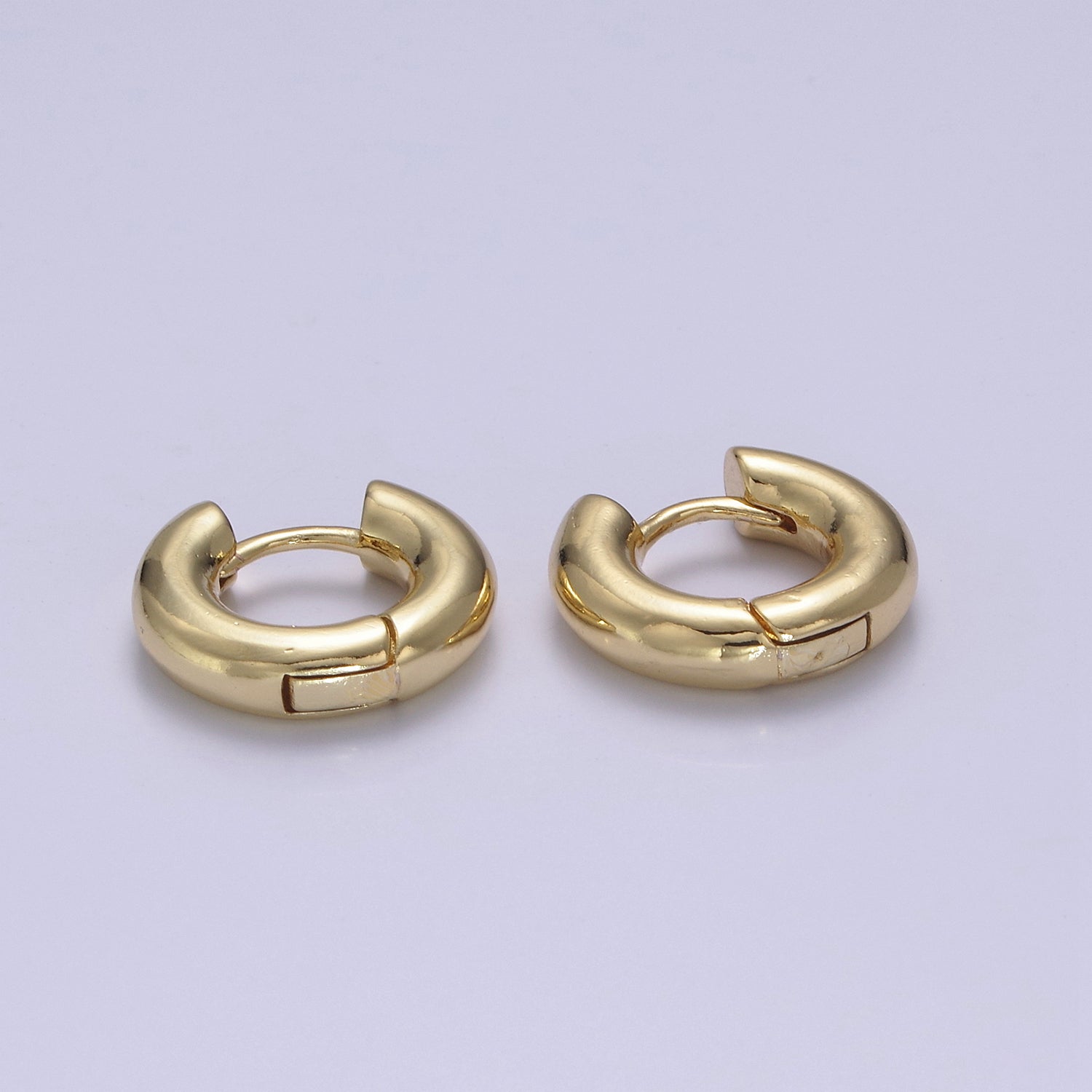 Minimalist Earring Gold Hoop Earrings • Perfect Simple Earrings For Her • Gifts for Her T-363 - DLUXCA