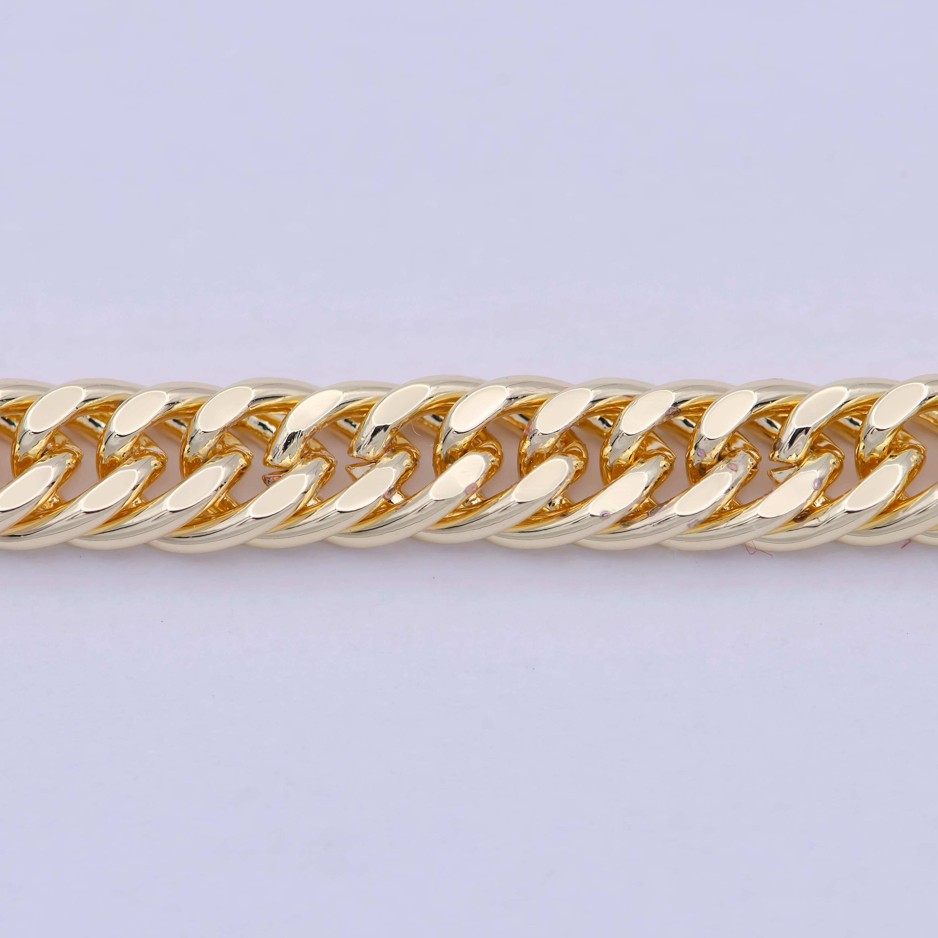 Cuban Chain Necklace, Thick Gold Chain Necklace 5mm Chain Necklace, Jewelry for Men and Women, Curb Chain Necklace Statement Jewelry WA-828 - DLUXCA