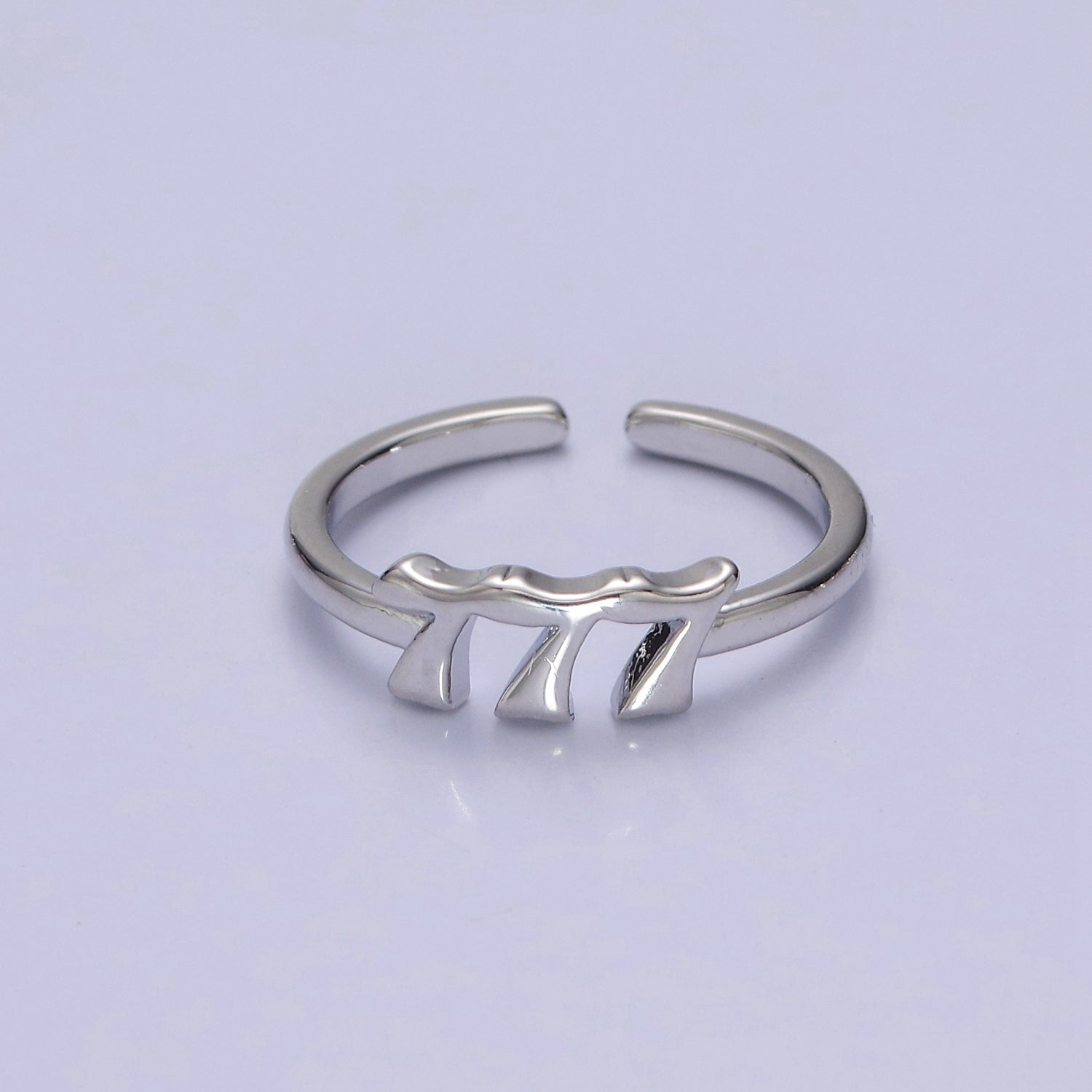 111 222 333 444 555 777 999 888 Angel Number Ring Silver Custom Jewelry Number Ring Open Adjustable Trend Ring V-197 - DLUXCA