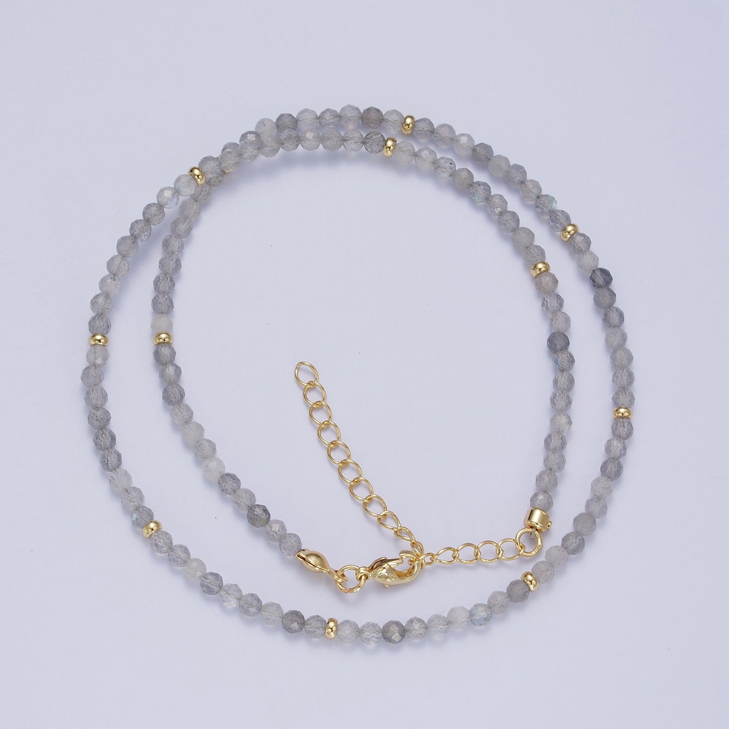 Dainty Beaded Necklace Tourmaline, Amazonite, Ruby, Amethyst, Moonstone Jewelry Handmade Jewelry WA-1219 WA-1220 WA-1241 WA-1242 WA-1243 - DLUXCA