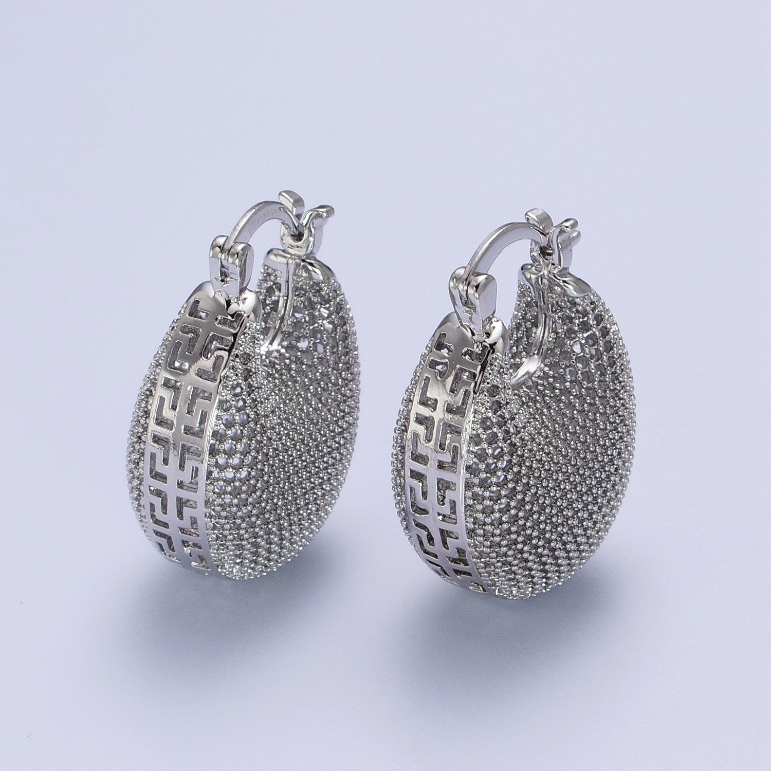 Minimalist Riveted Wire Rings Dome Latch Earrings in Gold & Silver | Y181 Y182 - DLUXCA